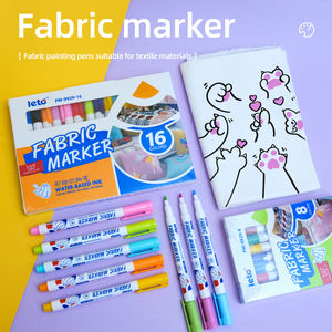 30 Colors <strong>Permanent</strong> Fabric <strong>Markers</strong> Pens <strong>Set</strong> -Non Toxic, Indelible and <strong>Permanent</strong> Fabric Paint Fine Point Textile <strong>Marker</strong> Pen - Product Image 2