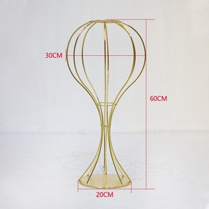 New Electric Gold-plated Rack <b>Wedding</b> Table Flower <b>Frame</b> <b>Wedding</b> Hall Layout Metal Flower Ornaments Artificial Gold Flower Stand - Product Image 4
