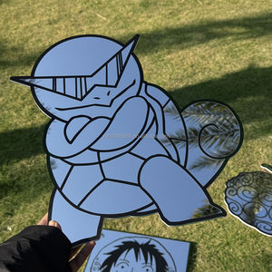 Yüksek Kaliteli Poke-mon Squirtle Şeklinde Ayna Sevimli El Yapımı Dayanıklı Hafif Duvar Anime Aynaları Hediyelik Oda Dekoru İçin - Product Image 2
