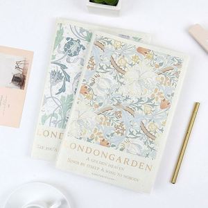 Estuche de Plástico para Cuaderno Estilo Chino, Creativo, Elegante, Simple, Retro, para Oficina, Estudiantes, con Líneas Horizontales, Marca London Garden - Product Image 3