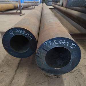 ท่อเหล็กคาร์บอนขนาดเส้นผ่านศูนย์กลางใหญ่ท่อเชื่อมแบบรีดร้อนท่อโลหะผสม4140 4130โครโมลีย์ - Product Image 4