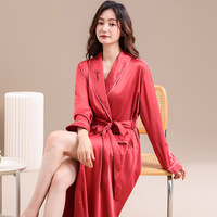 Prix usine personnalisé dames solide longue Robe de créateur de luxe 100% pure soie femmes Robe chemise de nuit pour les femmes