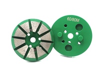 Disque de meulage diamant, système de montage à deux broches de 10mm, plaque de meulage pour béton, outils de sol