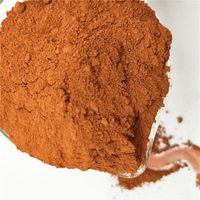 Fourniture d'usine bâtiment ciment peinture pour mur extérieur avec poudre de couleur orange oxyde de fer poudre de pigment orange