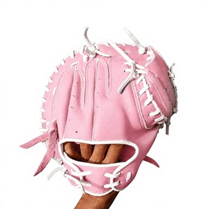 Gants de baseball professionnels en cuir souple à prix de gros, gants de baseball rembourrés de protection pour le jeu en extérieur - Product Image 3