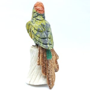 Serpentin brésilienne en pierre brute de qualité supérieure, pierre brute colorée, motif Quartz/Agate noire, perroquet pour Souvenir - Product Image 6