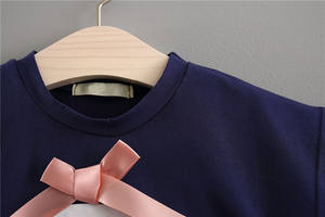 Conjunto de Dos Piezas: Camiseta con Estampado de Dios Hindú (60% Algodón, 40% Poliéster) y Falda de Tul para Niñas - Product Image 3