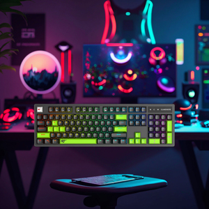 <span class=keywords><strong>Teclado</strong></span> Mecánico para Juegos <span class=keywords><strong>Havit</strong></span> KB893L, 104 Teclas, Interruptor Azul, Retroiluminación RGB, para Computadora de Escritorio, Tableta y Portátil - Product Image 4
