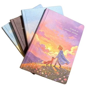 Cuaderno de tapa dura con ilustración <span class=keywords><strong>del</strong></span> Principito, cubierta de papel, encuadernado con hilo, estilo estudiantil, diario artístico para niñas - Product Image 5