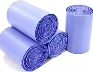 Sacs poubelles d'extérieur en rouleaux, sacs à déchets en polyéthylène biodégradables, grands sacs poubelles noirs industriels de 8, 13, 33, 40, 50, 65, 95 gallons - Product Image 5