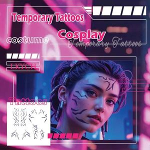 K-pop أنيمي فتاة مجموعة k البوب الشرير الصيادين زينة الطرف اكسسوارات للماء تأثيري الجسم الوجه المؤقتة الوشم ملصقات - Product Image 5