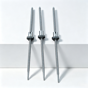 Vis à billes de précision SFU2010 20x10mm à haute vitesse avec écrou pour routeur CNC, robotique et systèmes d'actionneurs linéaires - Product Image 1