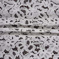 Tissu en dentelle à cordon, dentelle française à motif floral, élastique, qualité supérieure pour robes de soirée