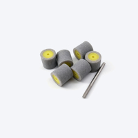 10 pièces de bandes de ponçage éponge pour ponceuse à ongles 120 #   180 #   Bandes de polissage à grain 240 pour lissage et polissage avec mandrin