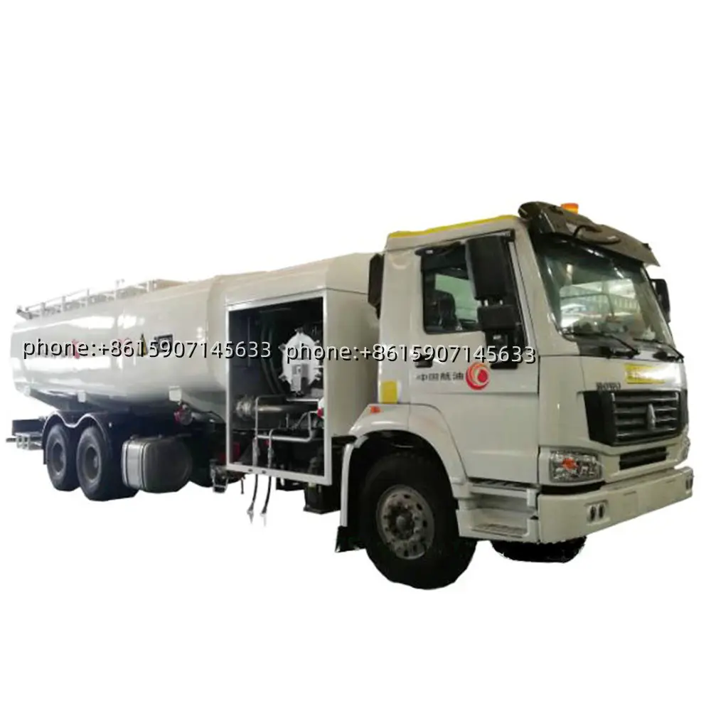 Sinotruk HOWO 25000L Aviation Fuel Truck zu verkaufen, 6600 US Gallon Aviation Fuel Truck Preis