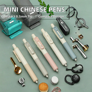 Stylo gel noir <span class=keywords><strong>de</strong></span> stylo à points chauds <span class=keywords><strong>de</strong></span> style chinois avec poche en plastique Durable élégant pointe <span class=keywords><strong>de</strong></span> 0.5mm Option <span class=keywords><strong>de</strong></span> logo personnalisé - Product Image 2