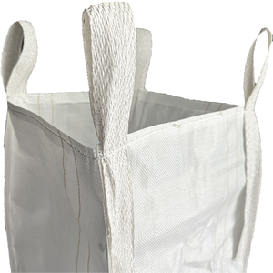 Sac de tonne Fibc personnalisé Ciment Sable Jumbo 1 tonne Grands Sacs de riz à fond plat à grande ouverture en vrac - Product Image 5