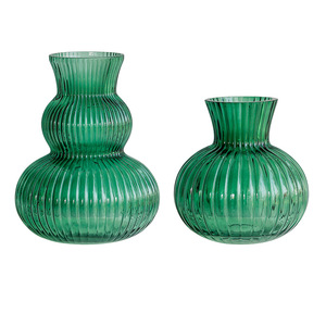 Jarrón de Vidrio a Rayas Creativo, Moderno, para Mesa, Hidropónico, para Flores - Product Image 5