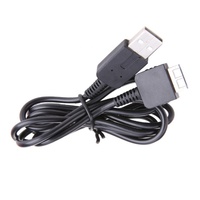 Schwarz 1,2 m 2 in 1 USB Daten- und Stromladekabel Kordelersatz für PlayStation Vita PSV 1000
