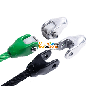 16mm Aluminum Alloy Rope End Connector for Playground Climbing Combination Rope Net Frame for Children