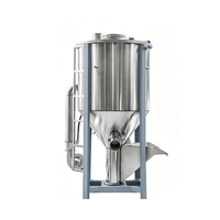 Mélangeur vertical automatique sous vide en acier inoxydable pour le mélange de poudres sèches et de granulés à haute efficacité