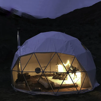 Dôme igloo transparent pour l'extérieur, maison géodésique pour le glamping, les hôtels, les centres de villégiature et les événements