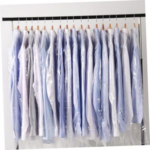 Sacs de protection jetables en gros pour vêtements, transparents, imperméables, avec fonction de sécurité et impression en gravure - Product Image 3