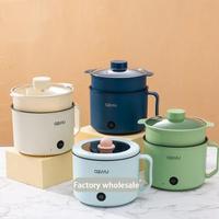 Casserole multifonctionnelle pour la maison, vente en gros d'usine, chauffage rapide, 600W, mini casserole électrique, portable, antiadhésive
