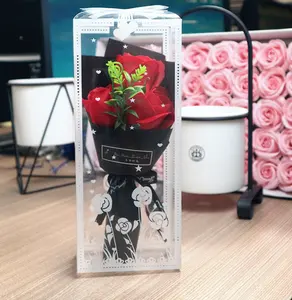 Día DE LA MADRE Día de San Valentín Navidad Bionic Rose Bouquet Caja de regalo