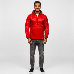 Veste coupe-vent OEM 2026 pour homme, dernier design, couleur unie, imperméable, veste d'hiver pour homme - Product Image 1