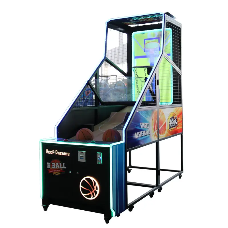 Comprar comercial crazy hoop street arcade basquete tiro máquina de jogo para venda operado moeda