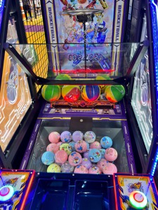 Meistverkaufter Luxus-Basketball-Automat für Erwachsene mit Münzeinwurf und Geldscheinprüfer, Englischer Metallrahmen, Doppelspielermodus, Indoor-Spiel - Product Image 4