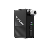 Compresseur d'air portable sans fil rechargeable AM6 Pro / AM6 130 PSI, double valve, Type-C, pour vélo, moto, vélo électrique, sports