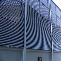Volets en métal pour fenêtres extérieures en aluminium