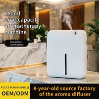 Diffuseur Bluetooth avec ventilateur intégré, offrant une diffusion rapide de la fragrance couvrant 500 mètres cubes.
