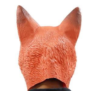 Mascarilla <span class=keywords><strong>de</strong></span> látex con cabeza <span class=keywords><strong>completa</strong></span> <span class=keywords><strong>de</strong></span> zorro para Cosplay, máscara <span class=keywords><strong>de</strong></span> <span class=keywords><strong>película</strong></span> con cabeza <span class=keywords><strong>completa</strong></span>, accesorios realistas para fiesta <span class=keywords><strong>de</strong></span> Halloween - Product Image 4