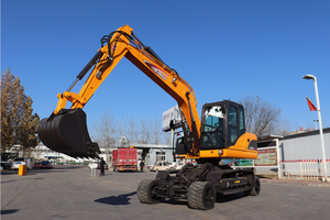 Macchine edili X120 12 ton ruota cingolato escavatore X120 12ton escavatore ruota per la vendita - Product Image 5