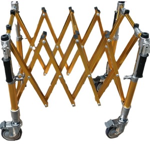 5-inch high-load-bearing <b>aluminum</b> alloy coffin trolley, funeral folding trolley, telescopic trolley. - Product Image 4