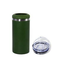 Nouvelle tasse de voyage 4 en 1, isotherme pour canettes de 16 oz et gobelets à bière, tasse sous vide en acier inoxydable et refroidisseur thermique avec couvercle