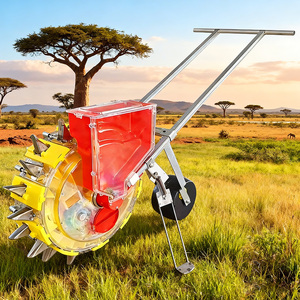 Semoir manuel en métal <span class=keywords><strong>pour</strong></span> jardinage, idéal <span class=keywords><strong>pour</strong></span> les grands pots de fleurs d'extérieur - Product Image 1