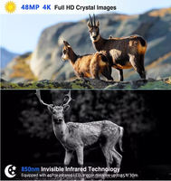 Caméra de chasse Wi-Fi 4K la plus vendue 2026, 48MP, vitesse 0,2s, détection de mouvement 85ft, étanche pour le scoutisme et la chasse