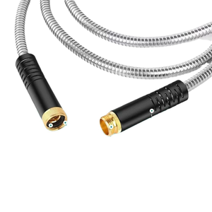 Enrouleurs de tuyau d'arrosage robustes en acier inoxydable 304/201, boîtier métallique de 16 mm d'épaisseur, tuyau intérieur en PVC, raccords de 3/4 po, flexibles et résistants aux éclats de griffes de chien - Product Image 6