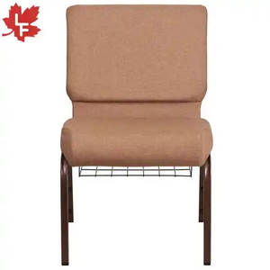 Moderno usato impilamento telai in metallo 21 pollici chiesa mobili ad incastro imbottito tearter sedia sedia impilabile sedia da chiesa sedia impilabile - Product Image 4