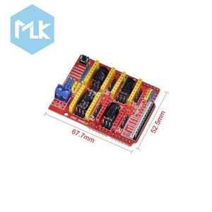 บอร์ดขยายไดรเวอร์ MLK CNC Shield V3 Shield V4 สำหรับเครื่องแกะสลัก 3 มิติ รุ่น <span class=keywords><strong>A4988</strong></span> DRV8825 ยี่ห้อ Huakeshengyeic - Product Image 1