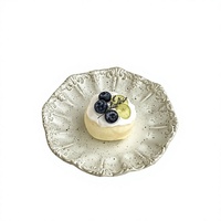 Assiette à dessert ronde en porcelaine de 6 pouces, style rétro français, non toxique, motif gravé, pour le thé de l'après-midi, usage domestique/restaurant/hôtel