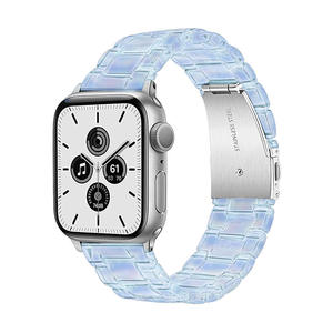Bracelet de montre transparent coloré pour Apple Watch 45 mm 38 mm SE 44 mm Samsung Huawei 20 mm 22 mm Bracelet de montre universel - Product Image 5