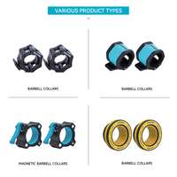 Colliers de serrage automatiques pour haltères, clips de fixation rapide pour barres de 2 pouces pour l'haltérophilie
