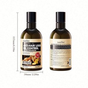Champú de jengibre nutritivo y suavizante de marca privada Sadoer, anticaída y anticaspa, el mejor champú <span class=keywords><strong>para</strong></span> uso diario. - Product Image 6