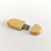 Flashdisk Kayu Custom 2.0 Kapasitas 64GB dengan Ukiran Laser untuk Toko Fotografi