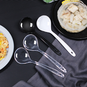 Cucharas Desechables de Lujo PS Grand Duke, Grandes y Gruesas, para Sopa y Papillas, para Llevar, Envasadas Individualmente, de Mango Largo, 25 Piezas/Paquete - Product Image 4